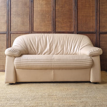 Load image into Gallery viewer, VINTAGE LEATHER 2 SEATER SOFA