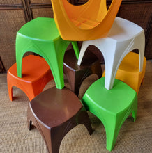 Load image into Gallery viewer, VINTAGE BRITISH PLASTICS SIDE TABLES. PRICE IS EACH.