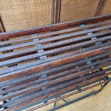 Load image into Gallery viewer, VINTAGE INDUSTRIAL SHOE TROLLEY DISPLAY SHELF RACK