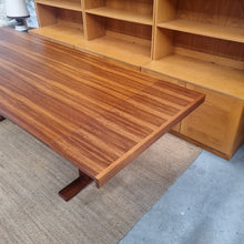 Load image into Gallery viewer, VINTAGE BLACKWOOD EXTENDABLE DINING TABLE