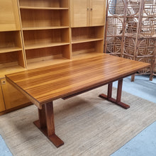 Load image into Gallery viewer, VINTAGE BLACKWOOD EXTENDABLE DINING TABLE