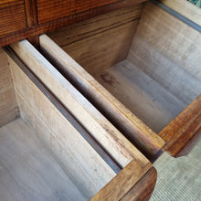 Load image into Gallery viewer, VINTAGE MID CENTURY SOLID HARDWOOD FILING OFFICE CABINET DRAWERS