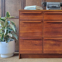 Load image into Gallery viewer, VINTAGE MID CENTURY SOLID HARDWOOD FILING OFFICE CABINET DRAWERS