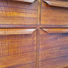 Load image into Gallery viewer, VINTAGE MID CENTURY SOLID HARDWOOD FILING OFFICE CABINET DRAWERS