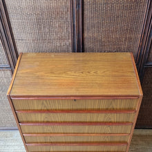 Load image into Gallery viewer, MID CENTURY DANISH TEAK TALLBOY CHEST OF DRAWERS