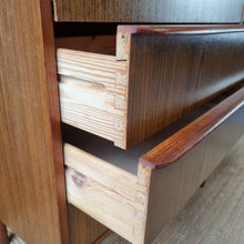 Load image into Gallery viewer, MID CENTURY DANISH TEAK TALLBOY CHEST OF DRAWERS