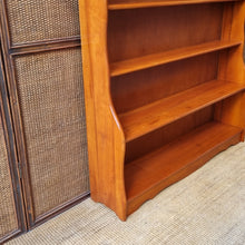 Load image into Gallery viewer, MID CENTURY SOLID HARDWOOD WATERFALL BOOKCASE