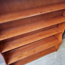 Load image into Gallery viewer, MID CENTURY SOLID HARDWOOD WATERFALL BOOKCASE