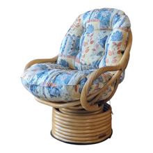 Load image into Gallery viewer, VINTAGE CANE SWIVEL POD CHAIR
