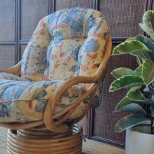Load image into Gallery viewer, VINTAGE CANE SWIVEL POD CHAIR
