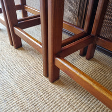 Load image into Gallery viewer, SET OF 3 VINTAGE COUNTER STOOLS