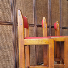 Load image into Gallery viewer, SET OF 3 VINTAGE COUNTER STOOLS