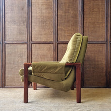 Load image into Gallery viewer, VINTAGE TESSA T1 GREEN VELOUR ARMCHAIR
