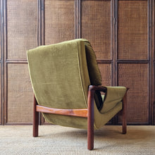 Load image into Gallery viewer, VINTAGE TESSA T1 GREEN VELOUR ARMCHAIR