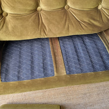 Load image into Gallery viewer, VINTAGE TESSA T1 GREEN VELOUR SOFA