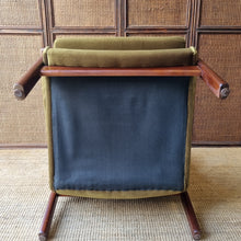 Load image into Gallery viewer, VINTAGE TESSA T1 GREEN VELOUR ARMCHAIR
