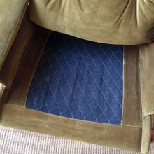 Load image into Gallery viewer, VINTAGE TESSA T1 GREEN VELOUR ARMCHAIR