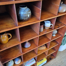 Load image into Gallery viewer, VINTAGE SOLID HARDWOOD PIGEON HOLES CABINET