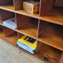 Load image into Gallery viewer, VINTAGE SOLID HARDWOOD PIGEON HOLES CABINET