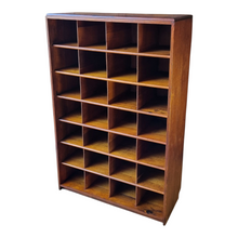 Load image into Gallery viewer, VINTAGE SOLID HARDWOOD PIGEON HOLES CABINET