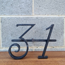 Load image into Gallery viewer, VINTAGE WROUGHT IRON HOUSE NUMBER 31