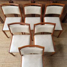 Load image into Gallery viewer, SET OF 6 VINTAGE NOBLETT DINING CHAIRS