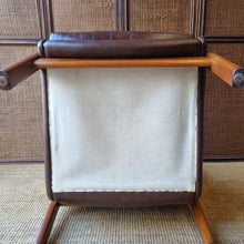 Load image into Gallery viewer, VINTAGE TESSA T1 CHOCOLATE BROWN LEATHER ARMCHAIR