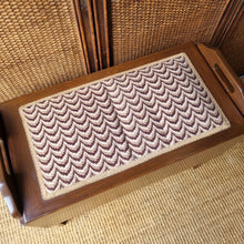 Load image into Gallery viewer, VINTAGE SOLID HARDWOOD PIANO STOOL/OTTOMAN