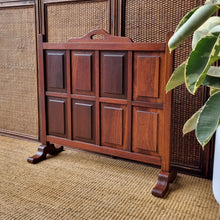 Load image into Gallery viewer, VINTAGE BLACKWOOD FIRE SCREEN