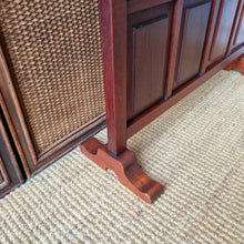 Load image into Gallery viewer, VINTAGE BLACKWOOD FIRE SCREEN