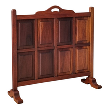 Load image into Gallery viewer, VINTAGE BLACKWOOD FIRE SCREEN