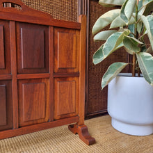 Load image into Gallery viewer, VINTAGE BLACKWOOD FIRE SCREEN