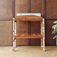 Load image into Gallery viewer, RUSTIC POTTING BENCH HALL TABLE