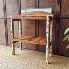 Load image into Gallery viewer, RUSTIC POTTING BENCH HALL TABLE