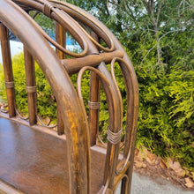 Load image into Gallery viewer, VINTAGE CANE & RATTAN HUTCH CABINET