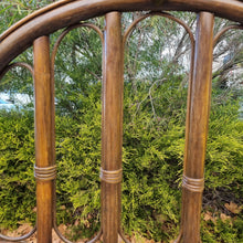 Load image into Gallery viewer, VINTAGE CANE & RATTAN HUTCH CABINET