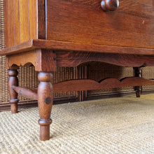 Load image into Gallery viewer, VINTAGE OAK CHEST OF DRAWERS