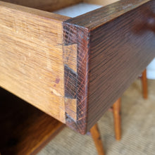 Load image into Gallery viewer, PAIR OF VINTAGE OAK BEDSIDE TABLES