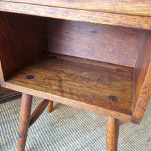 Load image into Gallery viewer, PAIR OF VINTAGE OAK BEDSIDE TABLES