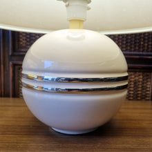 Load image into Gallery viewer, PAIR OF ART DECO REVIVAL CERAMIC BALL LAMPS