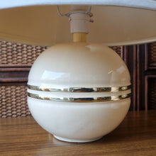 Load image into Gallery viewer, PAIR OF ART DECO REVIVAL CERAMIC BALL LAMPS