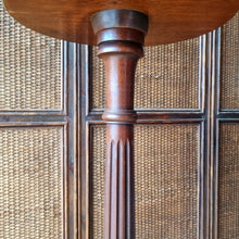 Load image into Gallery viewer, VINTAGE TALL SOLID WOOD PEDESTAL PLANT STAND