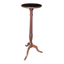 Load image into Gallery viewer, VINTAGE TALL SOLID WOOD PEDESTAL PLANT STAND