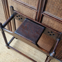 Load image into Gallery viewer, VINTAGE OAK BARLEY TWIST UMBRELLA STAND HALL TABLE