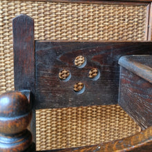 Load image into Gallery viewer, VINTAGE OAK BARLEY TWIST UMBRELLA STAND HALL TABLE