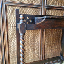 Load image into Gallery viewer, VINTAGE OAK BARLEY TWIST UMBRELLA STAND HALL TABLE