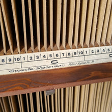 Load image into Gallery viewer, ANTIQUE OAK RECORDS CABINET