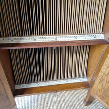 Load image into Gallery viewer, ANTIQUE OAK RECORDS CABINET