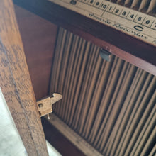 Load image into Gallery viewer, ANTIQUE OAK RECORDS CABINET