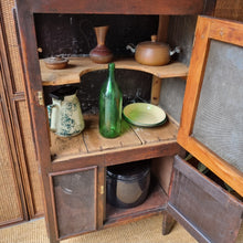 Load image into Gallery viewer, ANTIQUE MEATSAFE KITCHEN PANTRY CABINET